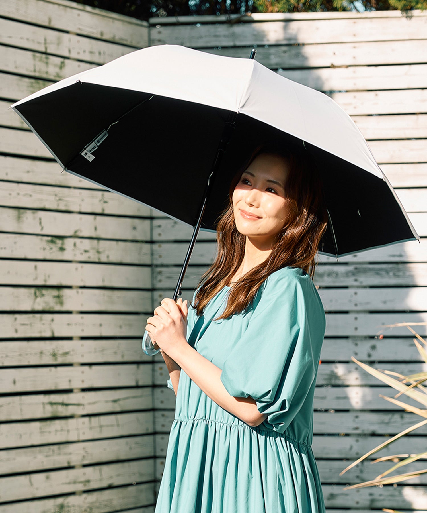 エスタ estaa 【WEB限定 ジャンプ傘】晴雨兼用日傘 ショート傘 ラディクール 遮光 遮熱 UV ユニセックス （ホワイト） ホワイト
