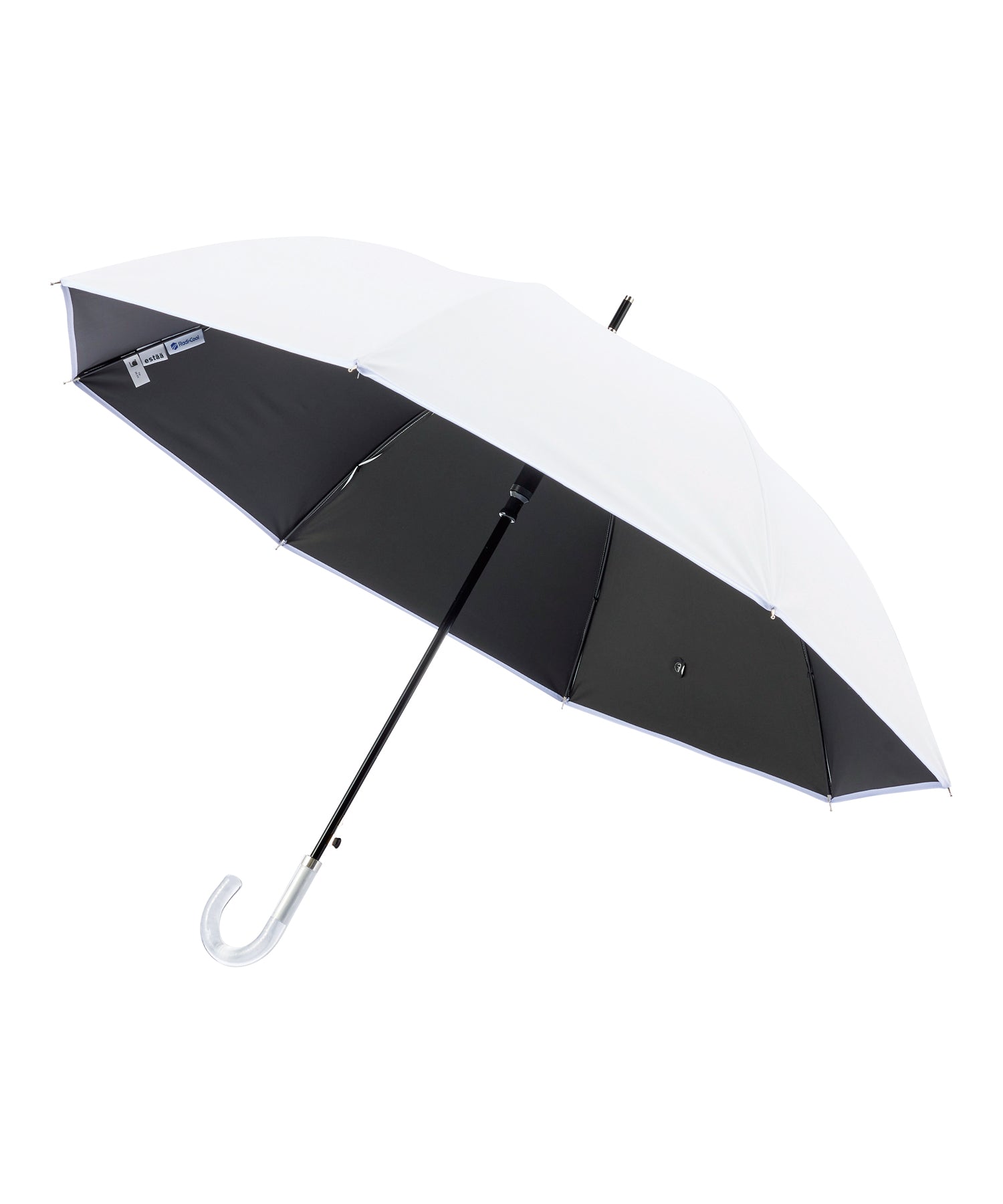 エスタ estaa 【WEB限定 ジャンプ傘】晴雨兼用日傘 ショート傘 ラディクール 遮光 遮熱 UV ユニセックス （ホワイト） ホワイト