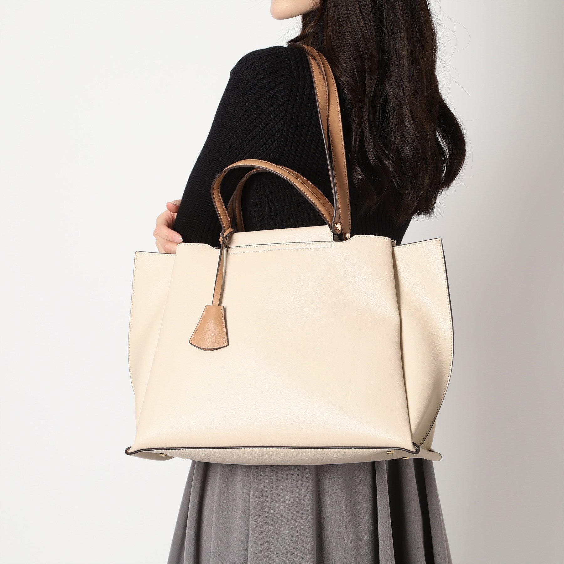 エスペランサ ESPERANZA 横型A4トートバッグ （グレージュ(012)） グレージュ(012)