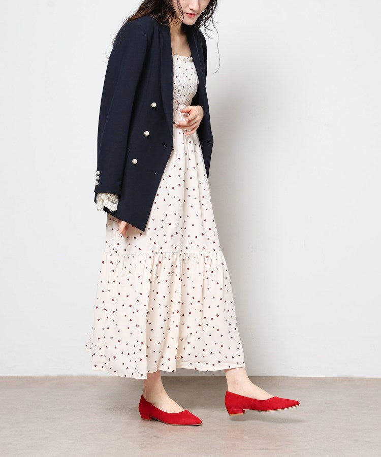 エスペランサ ESPERANZA クッションフラットヒールパンプス 結婚式二次会 パーティー 入学式 （ブラック(519)） ブラック(519)