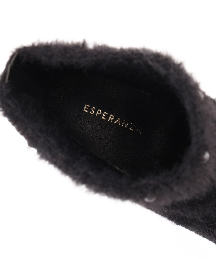 エスペランサ ESPERANZA ニットパール調ショートブーツ （オーク(434)） オーク(434)