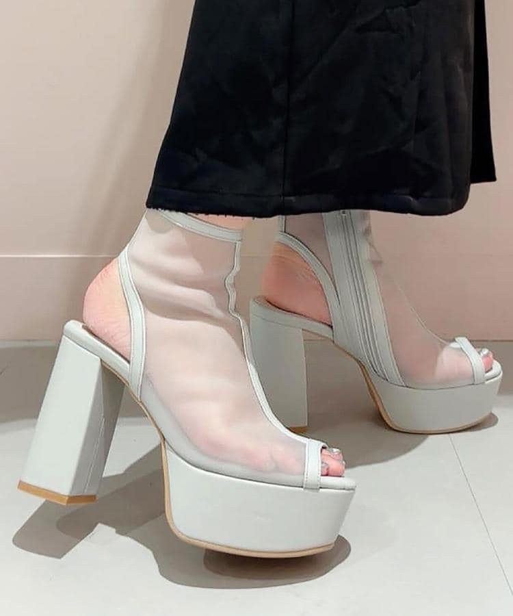 エスペランサ ESPERANZA ラク盛り厚底ブーツサンダル （ブルー(992)） ブルー(992)