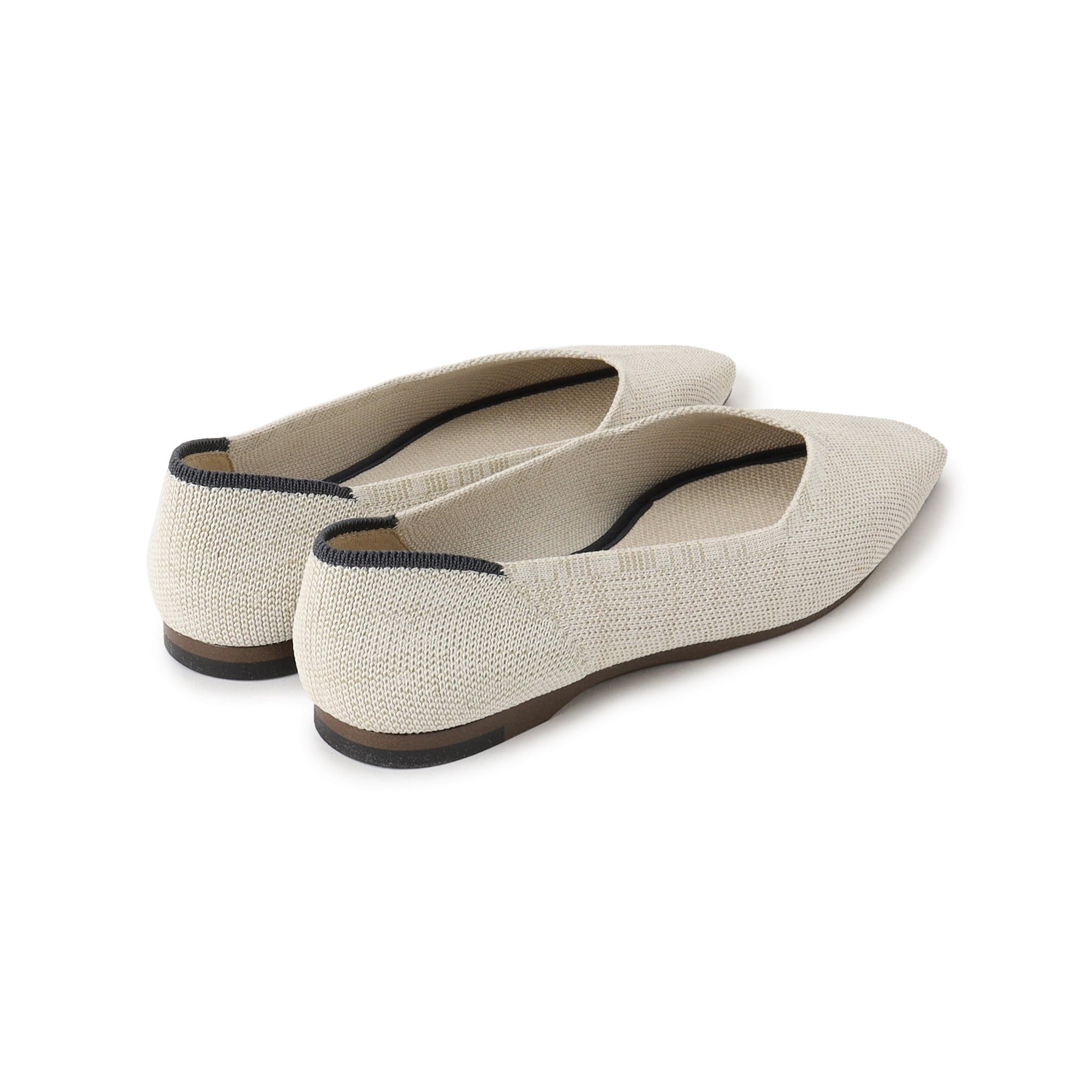 エスペランサ ESPERANZA Oito和紙フラットパンプス （ブラック(019)） ブラック(019)