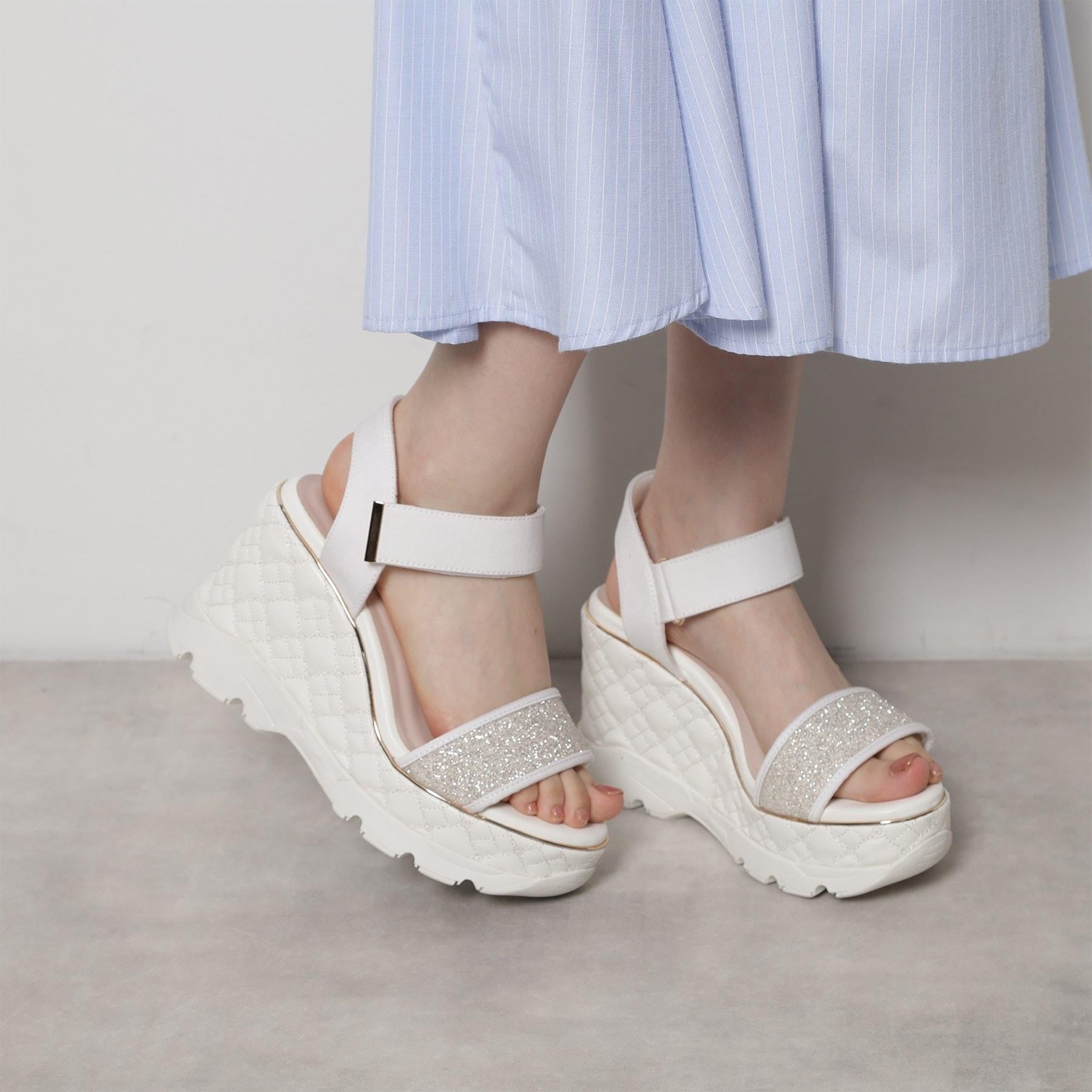 エスペランサ ESPERANZA キルティングウェッジソールスポサン