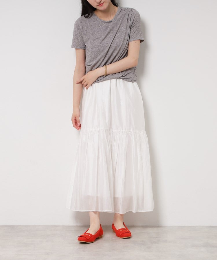 エスペランサ ESPERANZA フリンジフラットパンプス （ベージュ(152)） ベージュ(152)