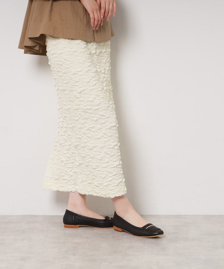 エスペランサ ESPERANZA フリンジフラットパンプス （ベージュ(152)） ベージュ(152)