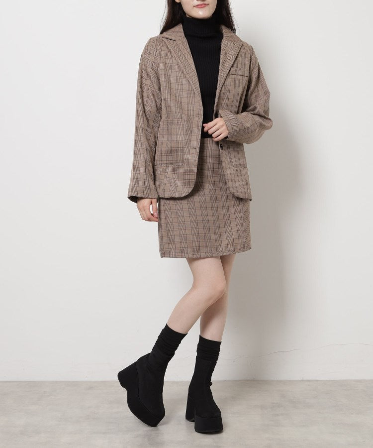 エスペランサ ESPERANZA スタイルぐんっとアップ！厚底ニットショートブーツ （ベージュ(152)） ベージュ(152)