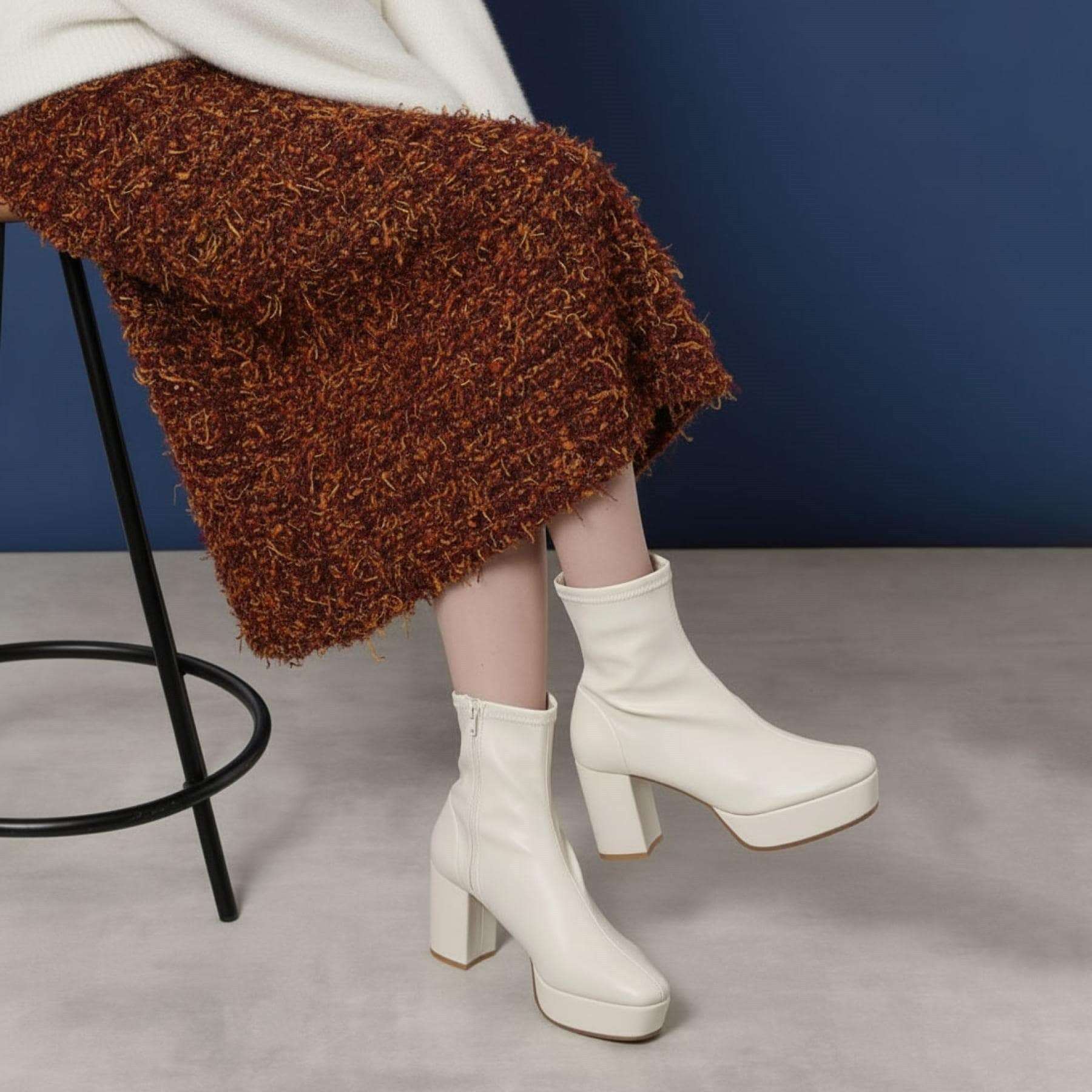 エスペランサ ESPERANZA ゆる傾斜ショートブーツ （ブラック(119)） ブラック(119)