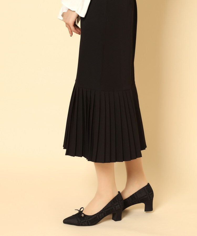 エスペランサ ESPERANZA ビジューリボンポインテッドパンプス （ブルー(393)） ブルー(393)