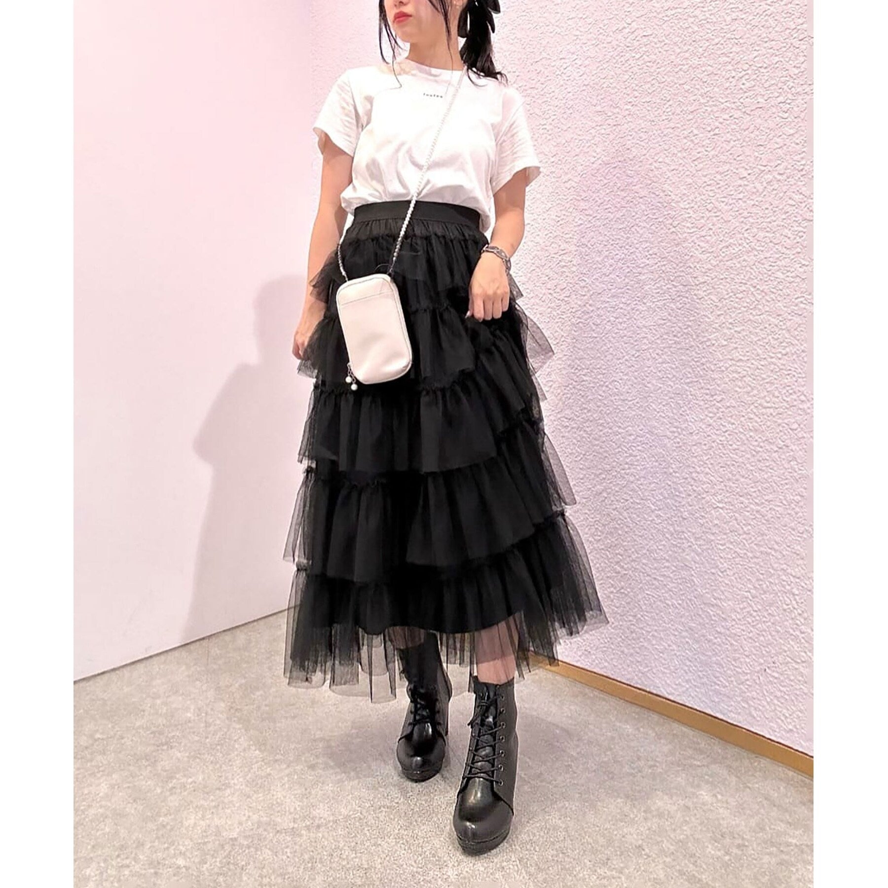 Esperanza Esperanza <<標準>>杏仁鞋帶厚厚的底部短靴