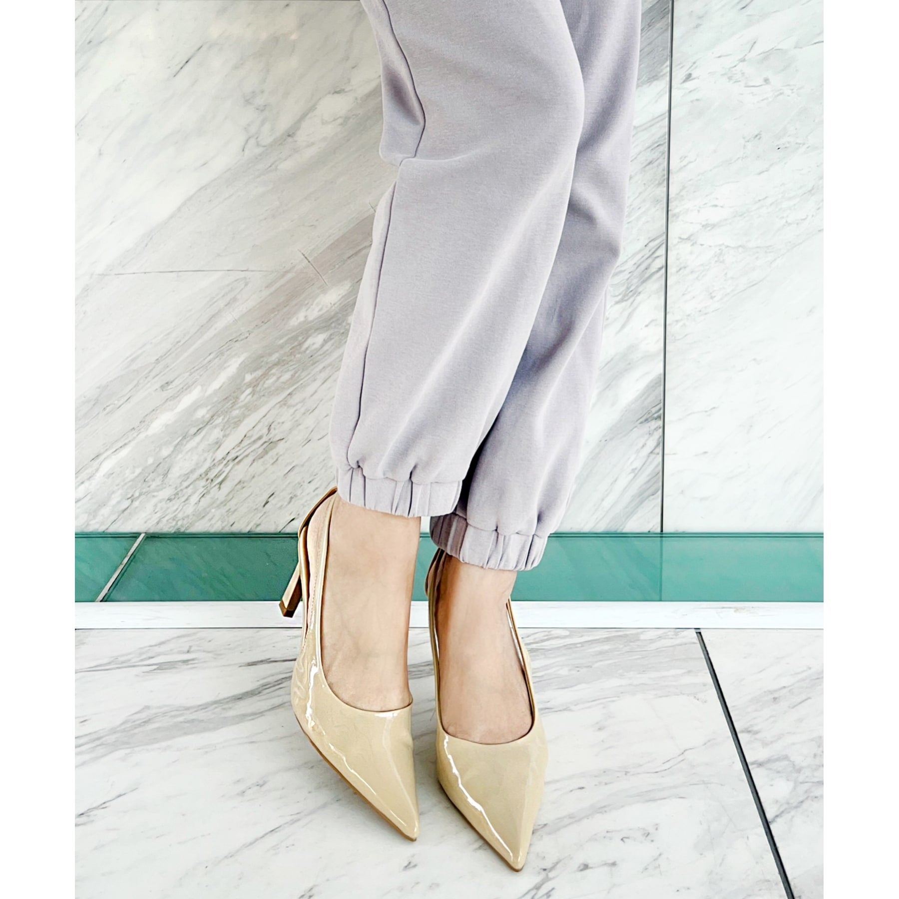 ESPERANZA backside open pumps