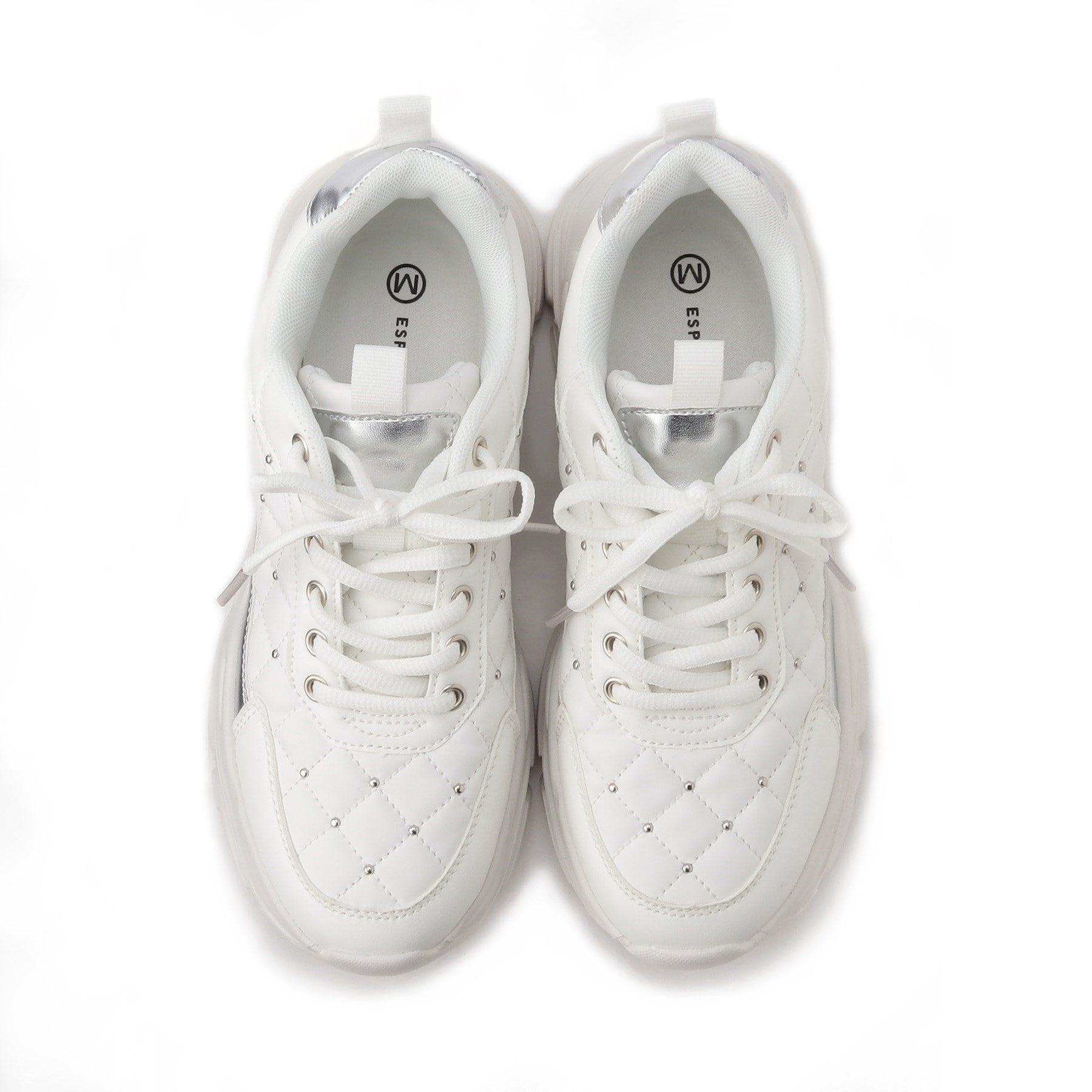 エスペランサ ESPERANZA キルティングスニーカー 24SS （ホワイト(001)） ホワイト(001)