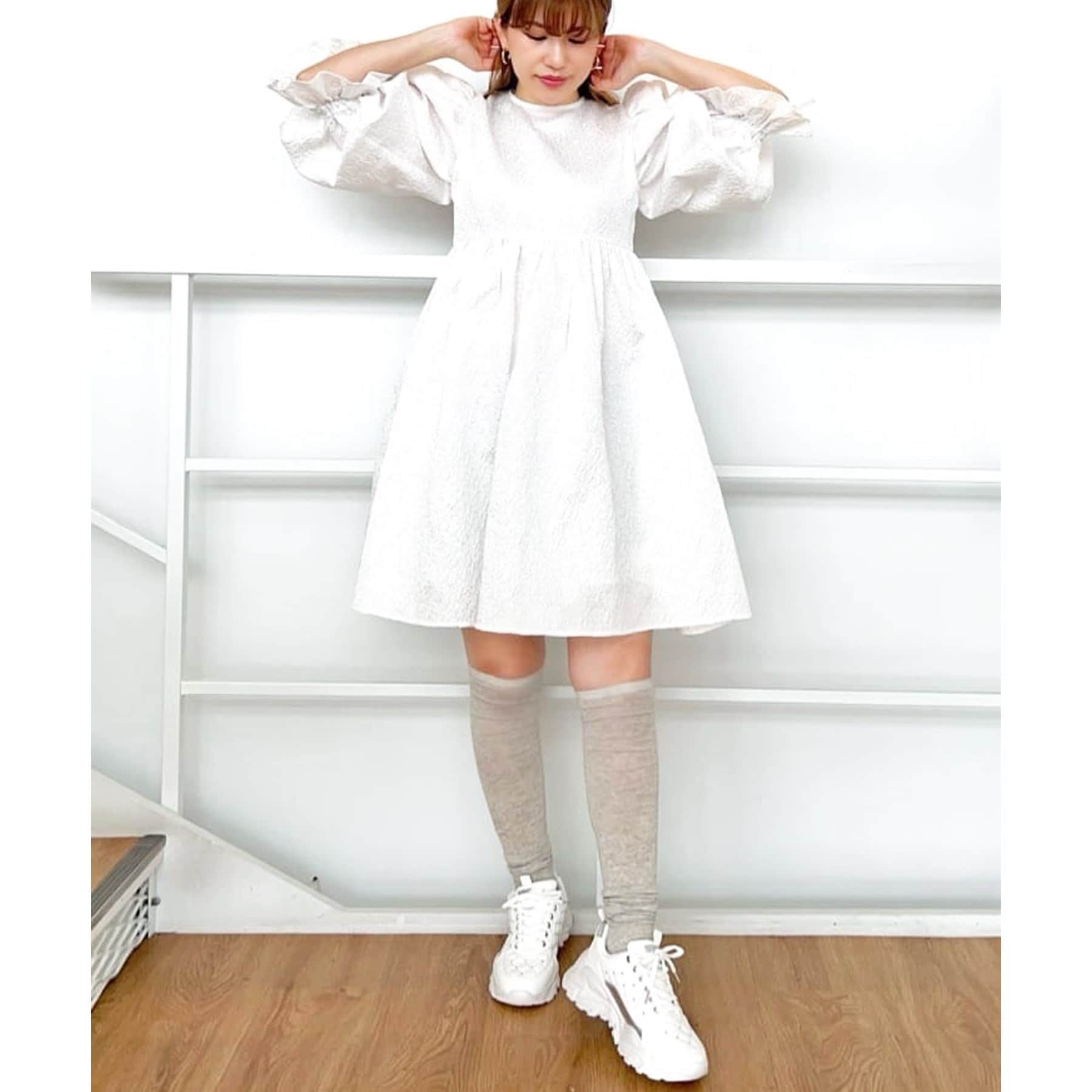 エスペランサ ESPERANZA キルティングスニーカー 24SS （ホワイト(001)） ホワイト(001)