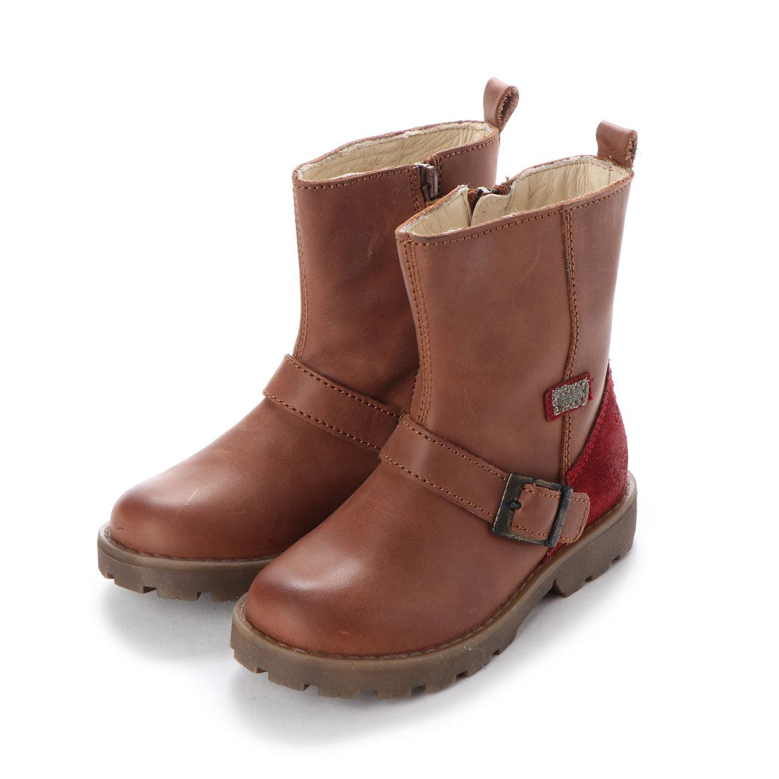 ヨーロッパコンフォートシューズ EU Comfort Shoes Narurino  キッズロングブーツ,ブラウン