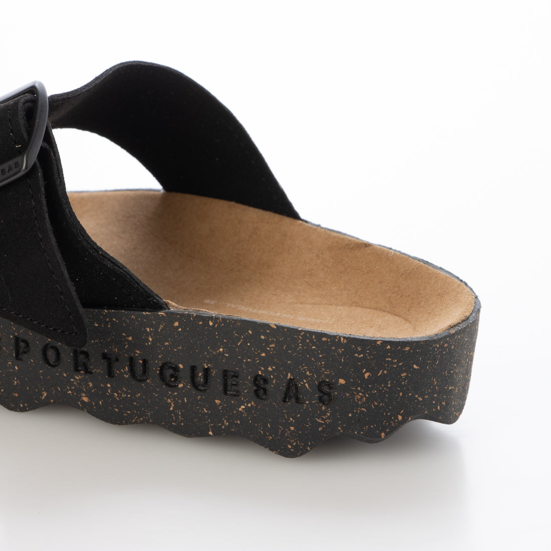 ヨーロッパコンフォートシューズ EU Comfort Shoes Asportuguesas エコレザーサンダル （ECO SUEDE BLACK） ECO SUEDE BLACK