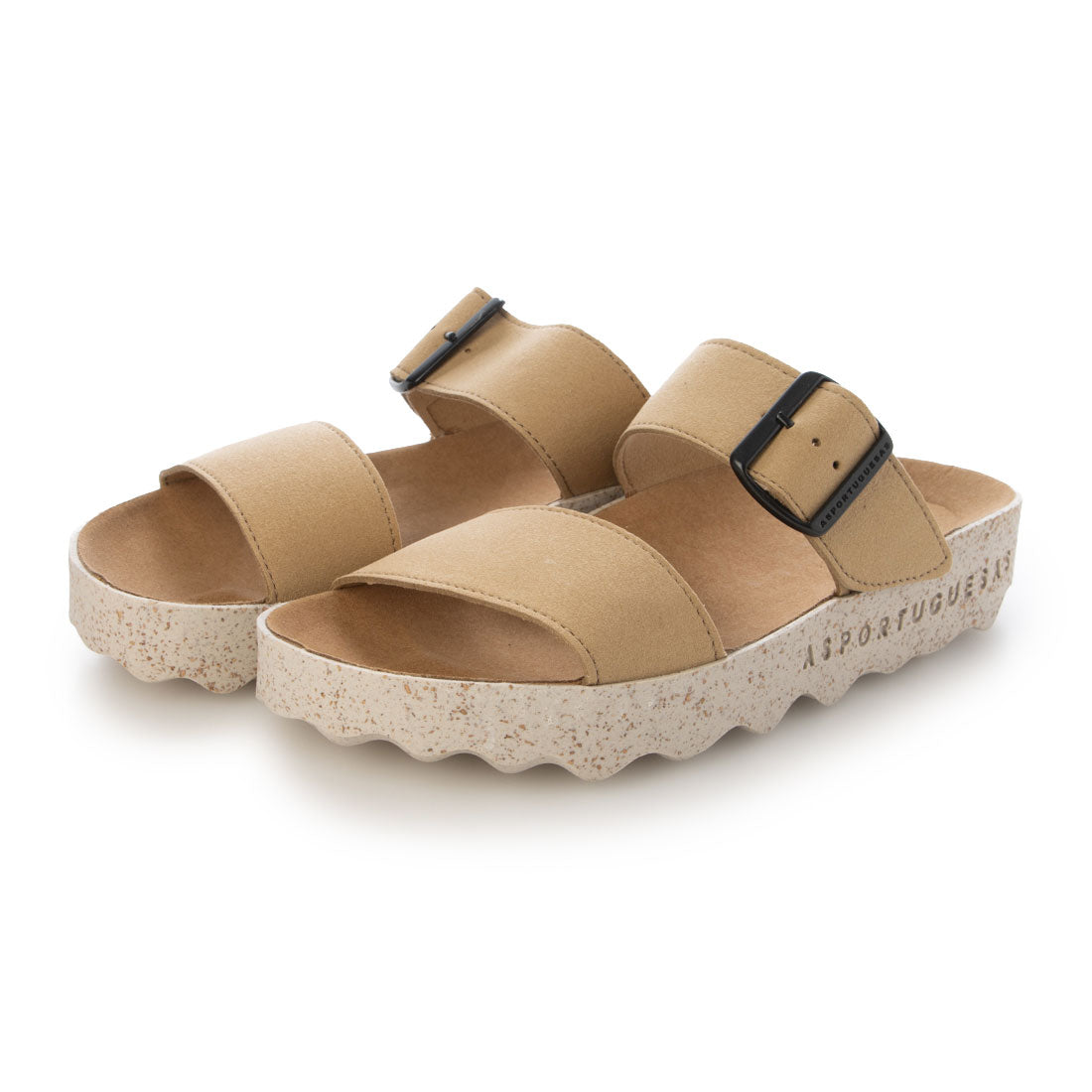 ヨーロッパコンフォートシューズ EU Comfort Shoes Asportuguesas エコレザーサンダル （ECO SUEDE TAN） ECO SUEDE TAN