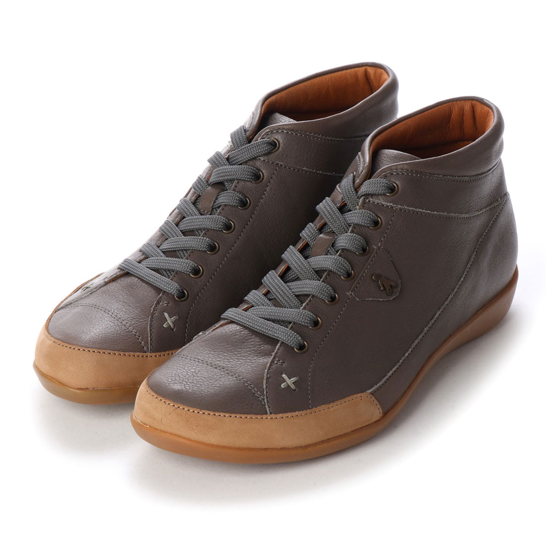 ヨーロッパコンフォートシューズ EU Comfort Shoes Benvado ハイカットスニーカー,ダークブラウン