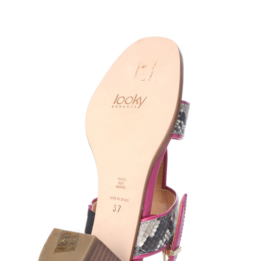 ヨーロッパコンフォートシューズ EU Comfort Shoes looky  チャンキーヒールサンダル