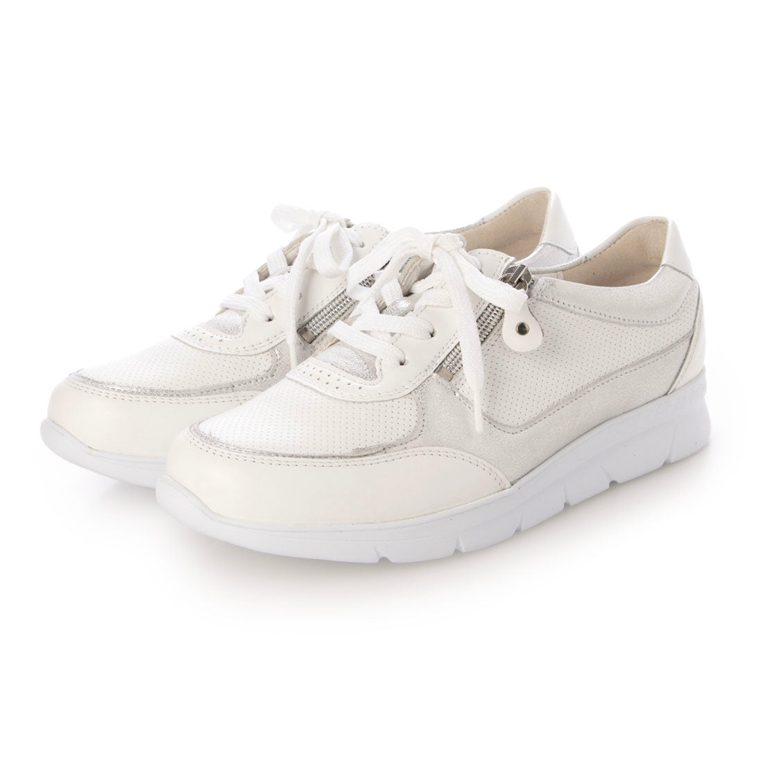 ヨーロッパコンフォートシューズ EU Comfort Shoes Waldlaufer  シューズ （weiss silber） weiss silber