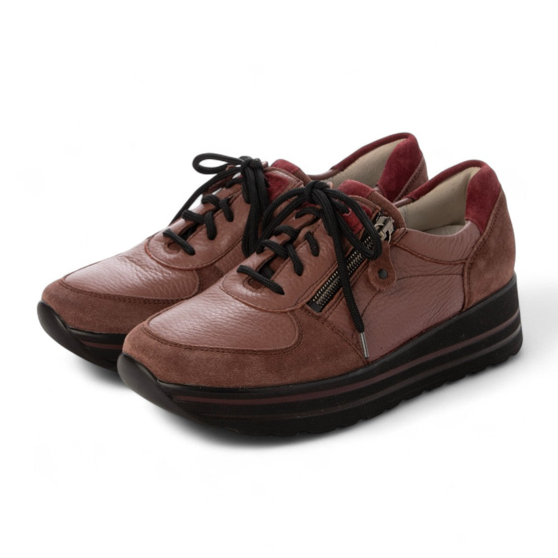 ヨーロッパコンフォートシューズ EU Comfort Shoes Waldlaufer シューズ （wine） wine