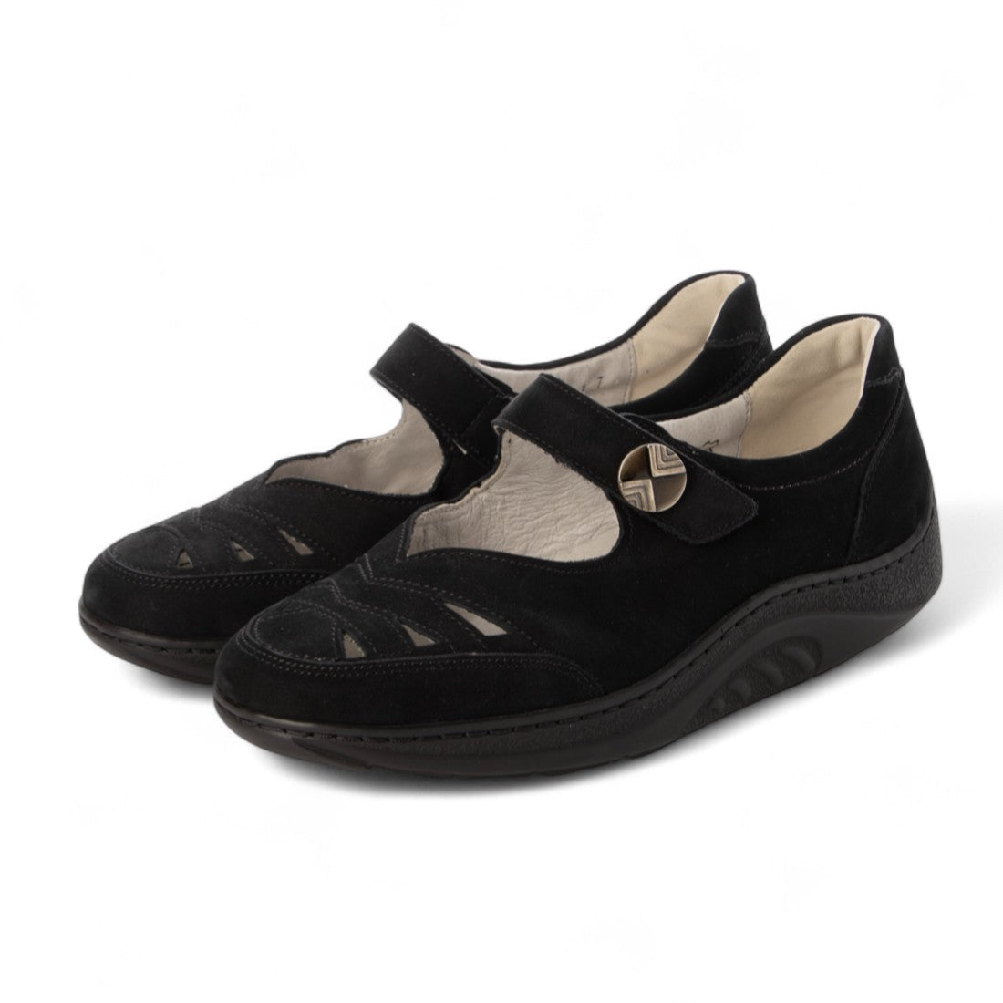 ヨーロッパコンフォートシューズ EU Comfort Shoes Waldlaufer シューズ （schwarz） schwarz