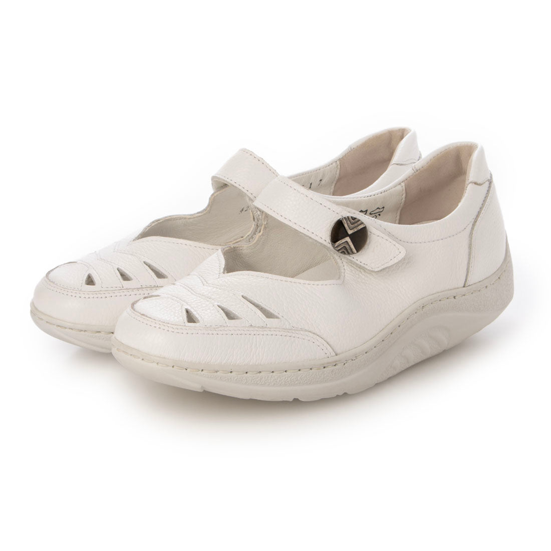 ヨーロッパコンフォートシューズ EU Comfort Shoes Waldlaufer シューズ （weiss） weiss