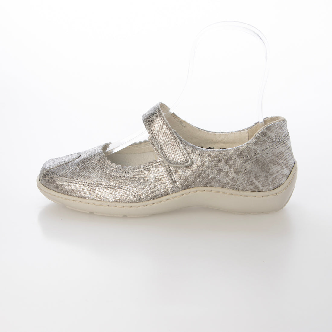 ヨーロッパコンフォートシューズ EU Comfort Shoes Waldlaufer ストラップシューズ （silver） silver