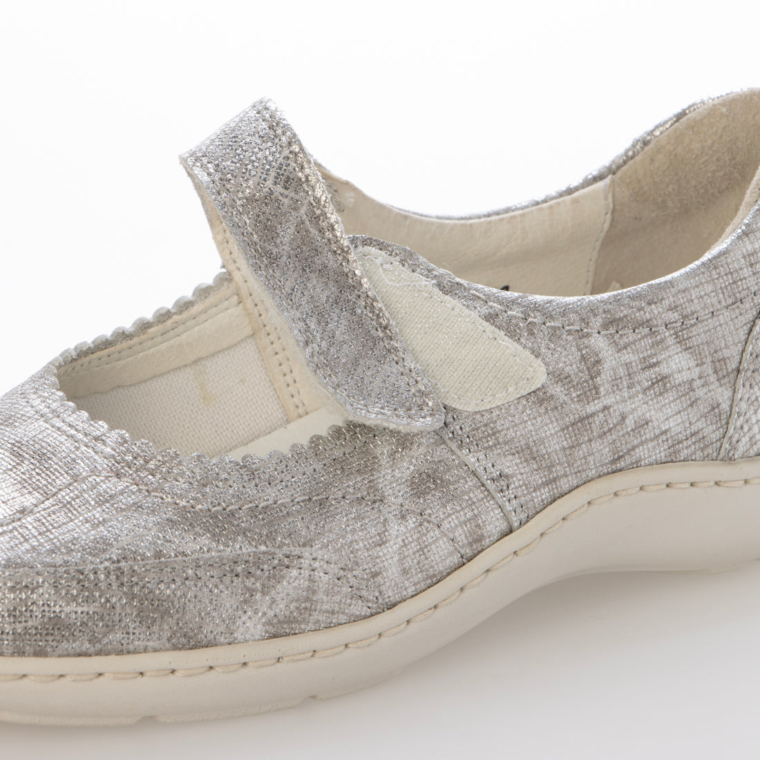 ヨーロッパコンフォートシューズ EU Comfort Shoes Waldlaufer ストラップシューズ （silver） silver