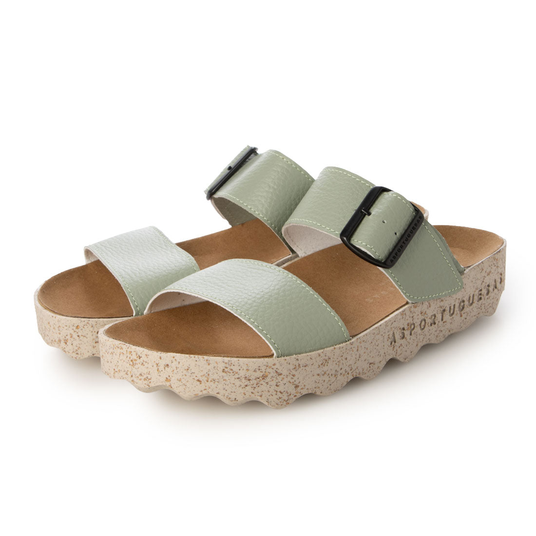 ヨーロッパコンフォートシューズ EU Comfort Shoes Asportuguesas エコレザーサンダル （ECO LEATH GREEN） ECO LEATH GREEN