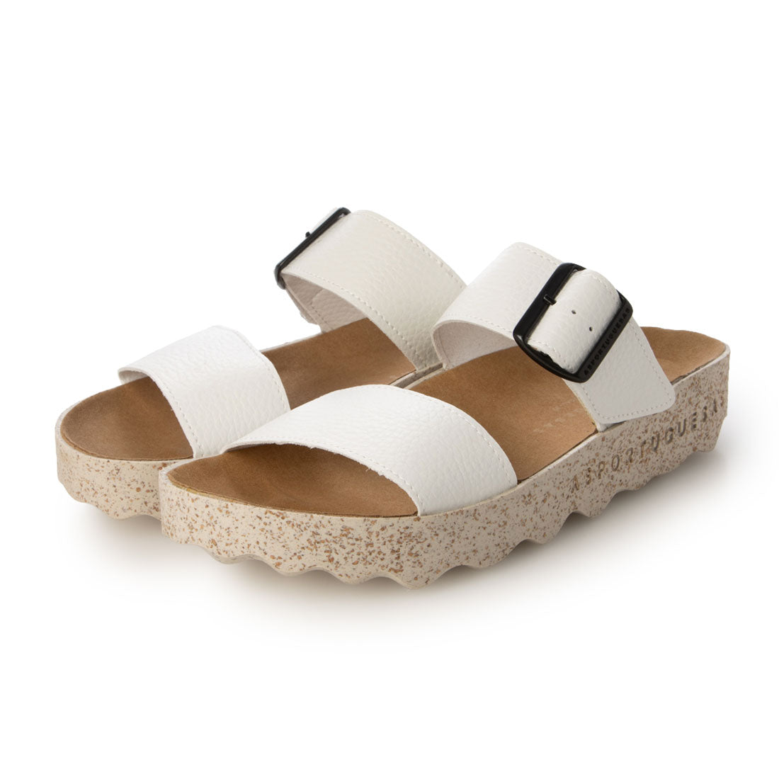 ヨーロッパコンフォートシューズ EU Comfort Shoes Asportuguesas エコレザーサンダル （ECO LEATH WHITE） ECO LEATH WHITE