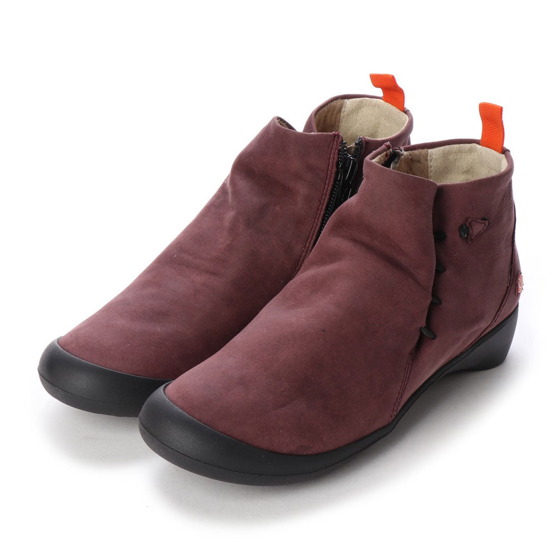 ヨーロッパコンフォートシューズ EU Comfort Shoes Softinos ショートブーツ,ワイン