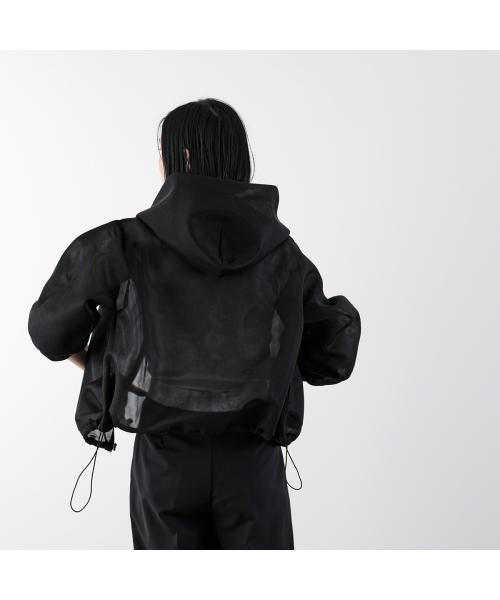 ユーフォリック euphoric' euphoric' フーディー EU-CT5105 Sheer Hoodie メッシュ （01/WHITE/ホワイト） 01/WHITE/ホワイト