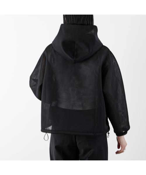 ユーフォリック euphoric' euphoric' フーディー EU-CT5105 Sheer Hoodie メッシュ （01/WHITE/ホワイト） 01/WHITE/ホワイト