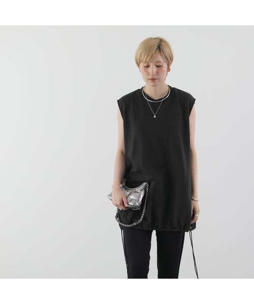 ユーフォリック euphoric' euphoric' ノースリーブスウェット EU-CT5101 （98/SUMIKURO-ブラック） 98/SUMIKURO-ブラック