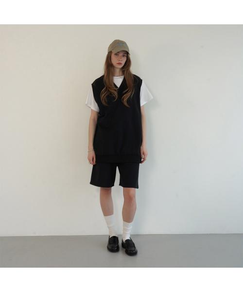 ユーフォリック euphoric' euphoric' ショートパンツ EU-CT5206 スウェット （99/BLACK/ブラック） 99/BLACK/ブラック