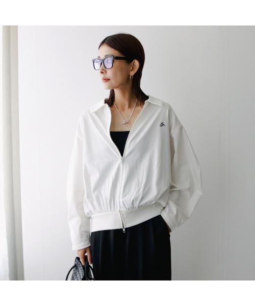 ユーフォリック euphoric' euphoric' ブルゾン EU-CT5210 スウェット ジップアップ （99/BLACK/ブラック） 99/BLACK/ブラック