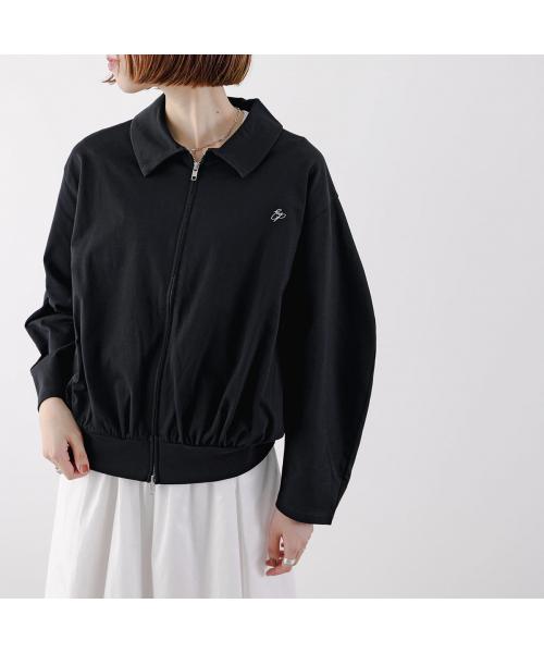 ユーフォリック euphoric' euphoric' ブルゾン EU-CT5210 スウェット ジップアップ （99/BLACK/ブラック） 99/BLACK/ブラック