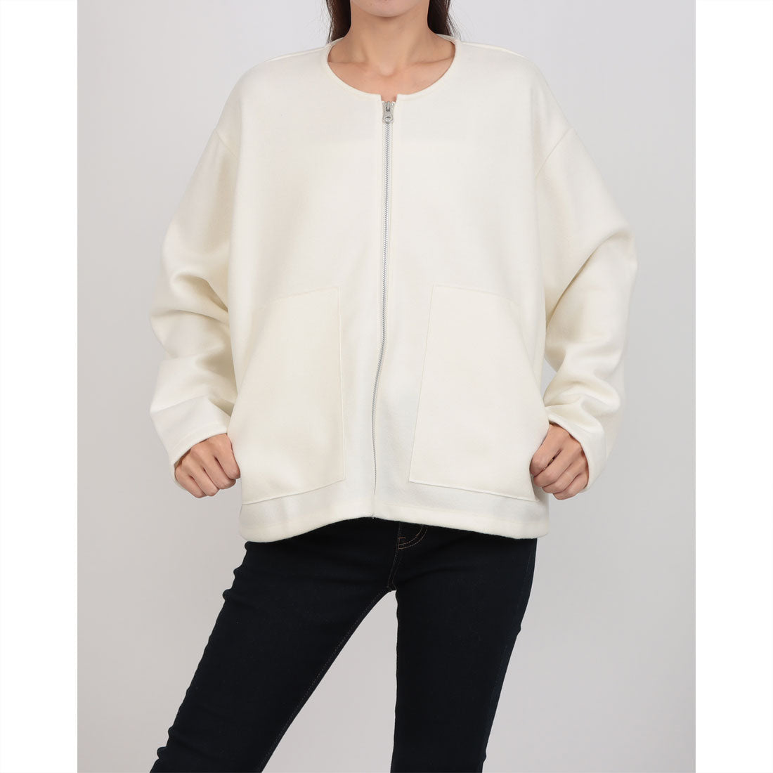ユーフォリック euphoric' ジップアップジャケット （Off WHite） Off WHite