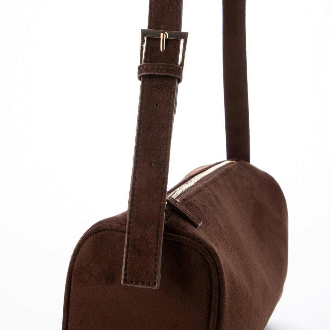 【&EVOL/イーボル】 【軽量・ミニサイズ】ワンハンドルショルダーバッグ LZ40244  （ブラウンスエード） ブラウンスエード