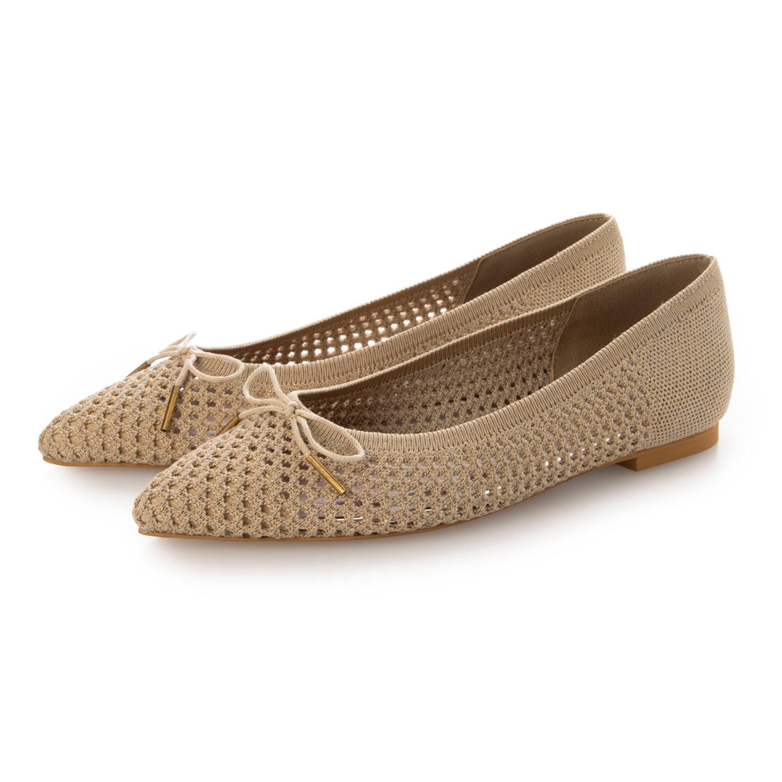 【EVOL/イーボル】【輕量・墊腳】針織尖頭芭蕾舞鞋 IY5589