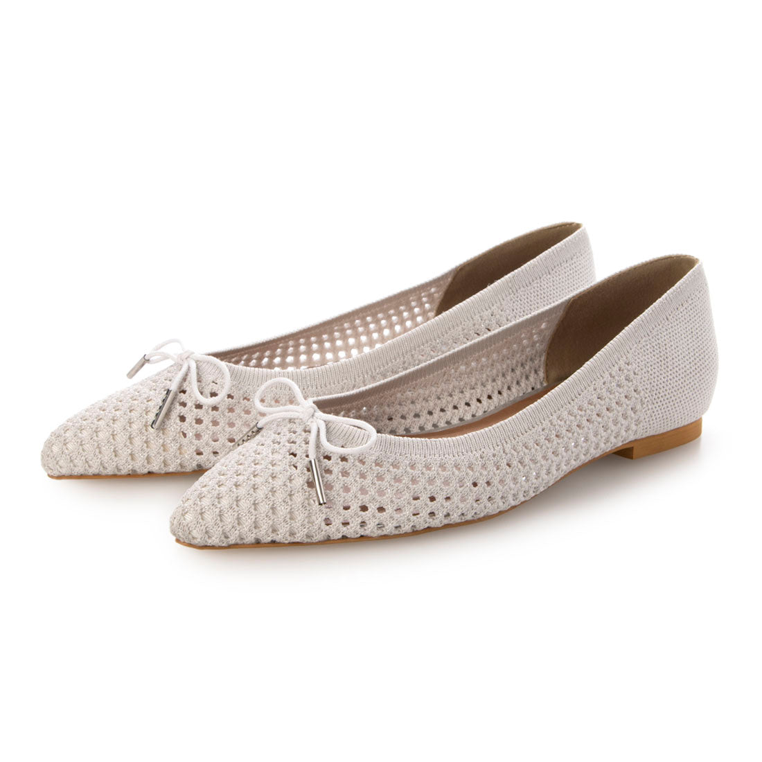 【EVOL/イーボル】【輕量・墊腳】針織尖頭芭蕾舞鞋 IY5589