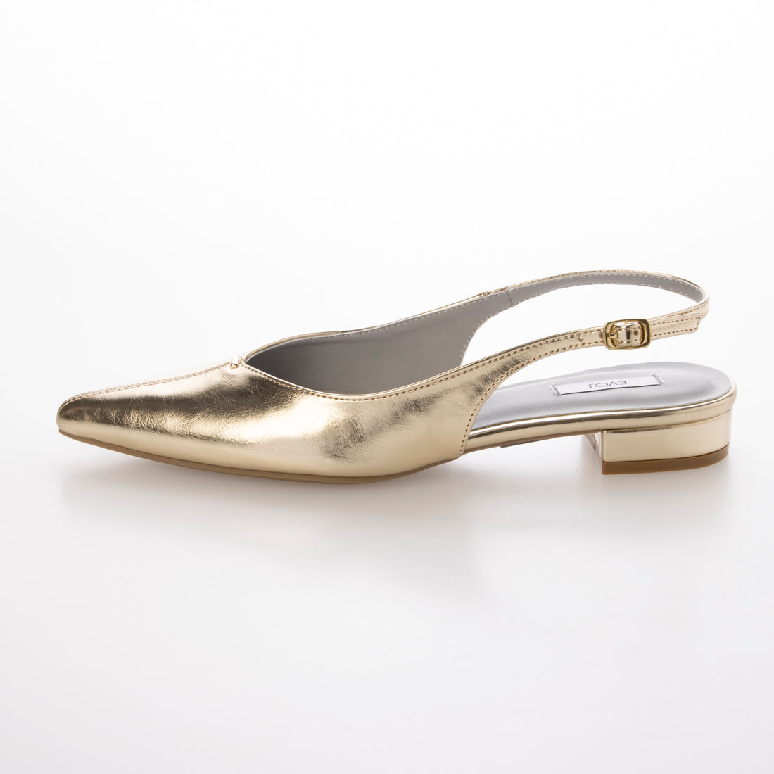 【EVOL/イーボル】【軽量・柔らかい】Vカットバックバンドパンプス IY5592