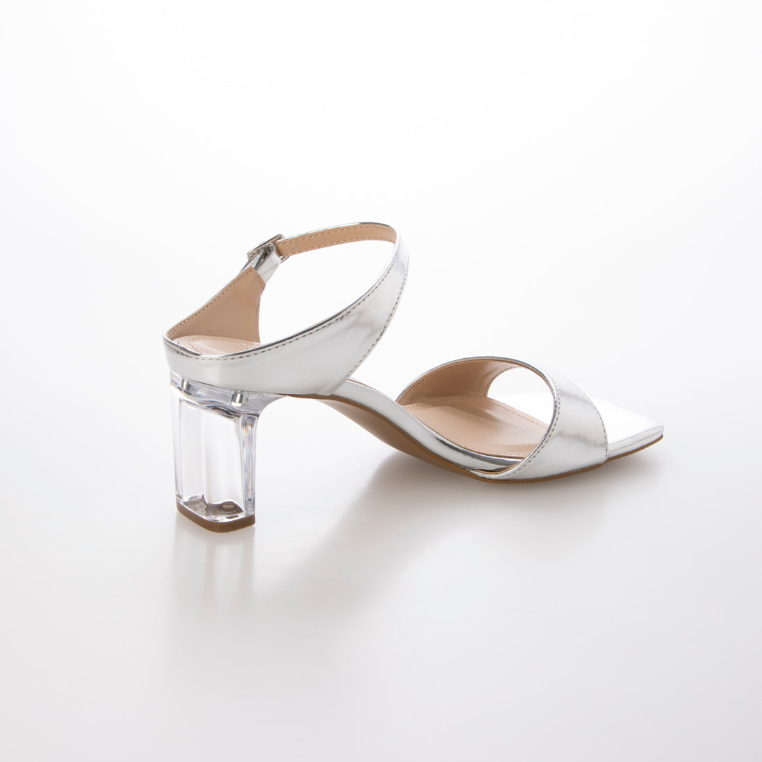 [EVOL] Square clear heel sandals IW5301