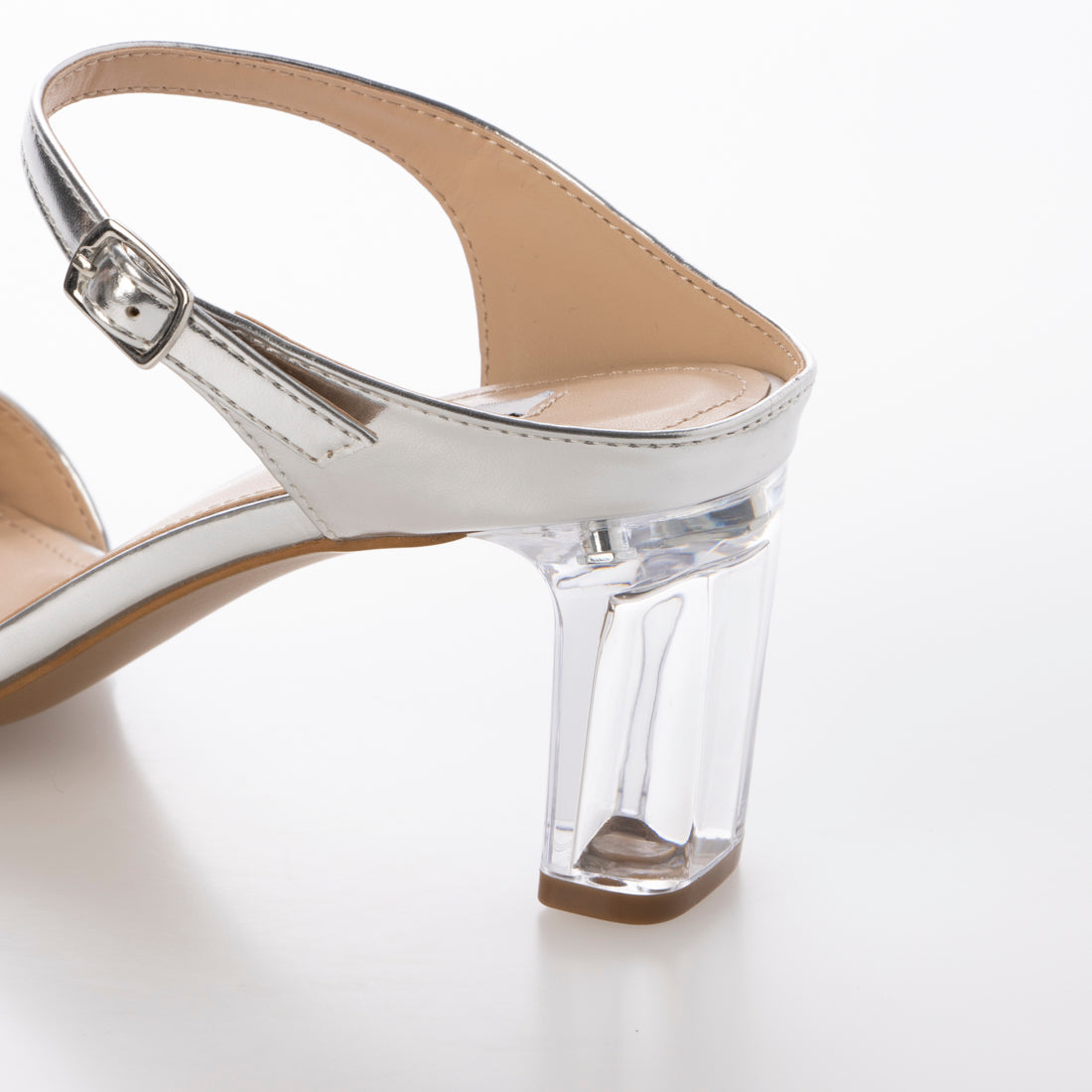 [EVOL] Square clear heel sandals IW5301