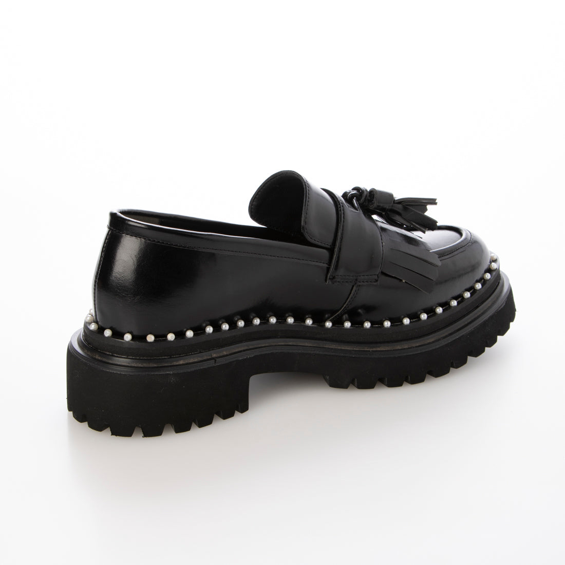 [EVOL/イーボル] [Cushioned & Soft] Pearl Cova Quilt Tassel Loafer IY5659