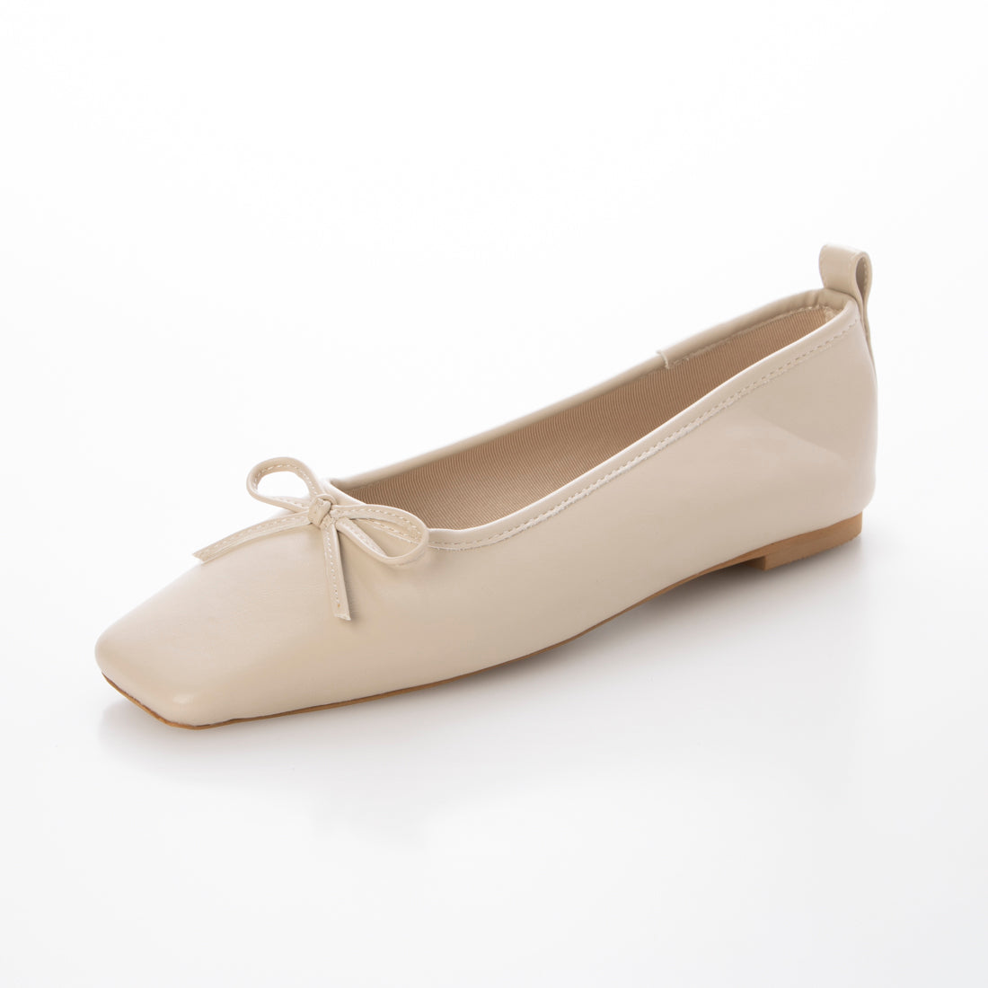 【EVOL/イーボル】 【軽量・柔らかい】スクエアチェーンバレエ IZ5826  （アイボリー） アイボリー