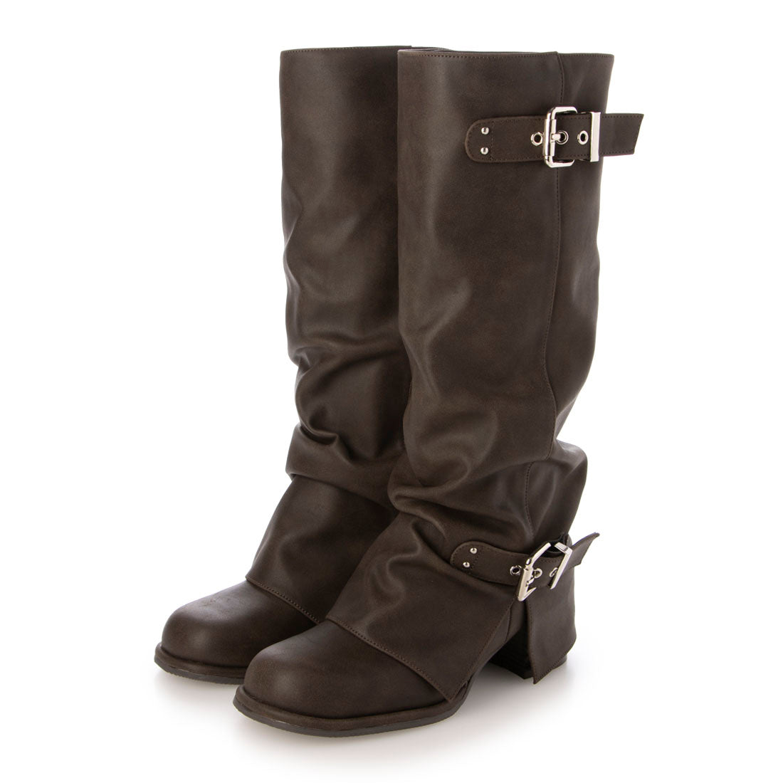 【EVOL/イーボル】 【S-LLサイズ展開・ふかふか】カバーエンジニアロングブーツ IZ5878  （ブラウン） ブラウン