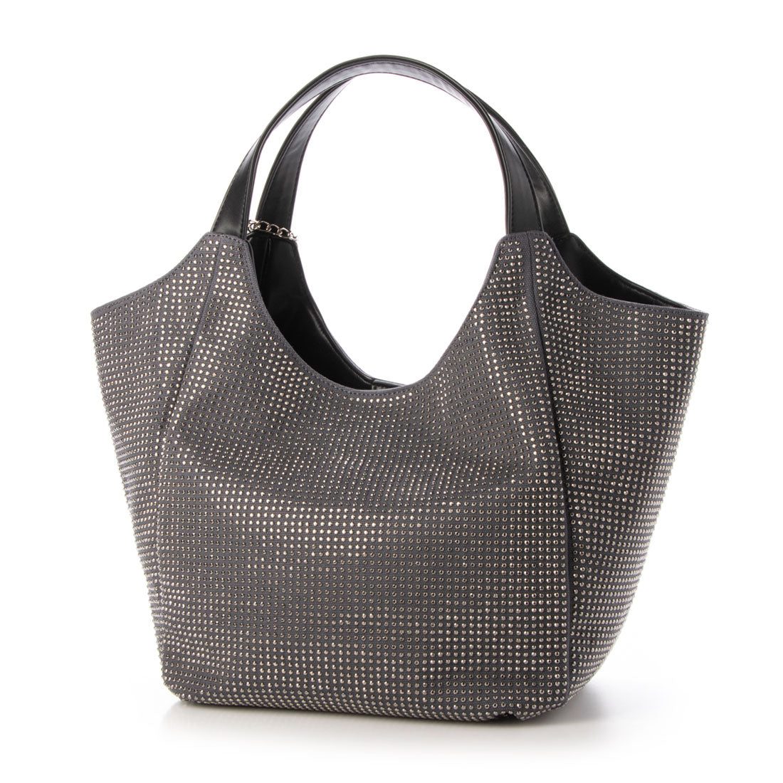 イグジスタンス EXISTENCE ラインストーンタッセル付きバルーンBAG （グレー） グレー