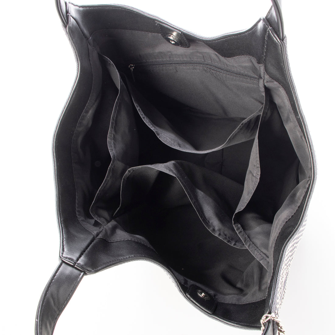 イグジスタンス EXISTENCE ラインストーンタッセル付きバルーンBAG （グレー） グレー