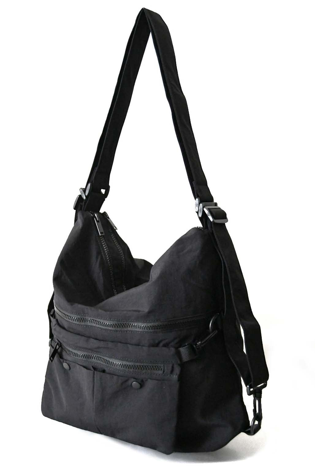 イグジスタンス EXISTENCE ワッシャーナイロン 2WAYショルダーリュック （black） black